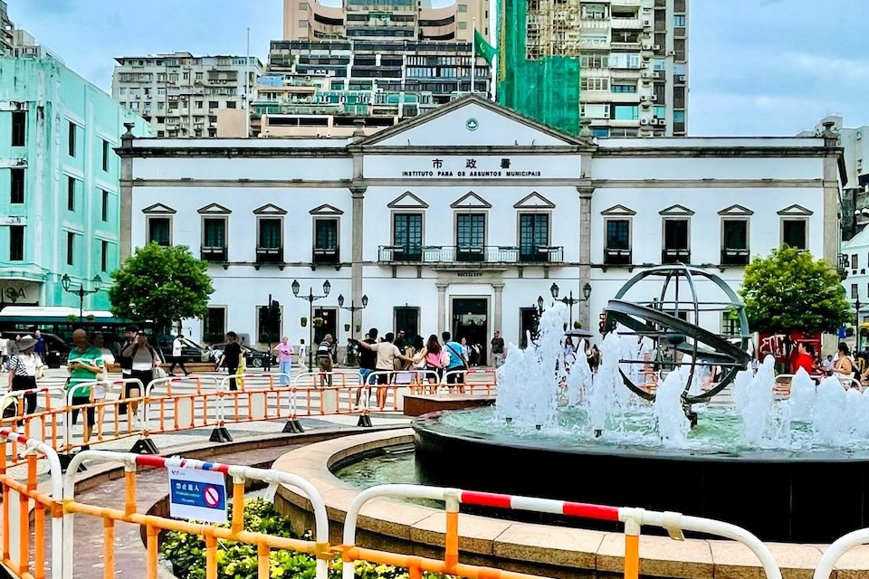 マカオ旧市街・市政署(市庁舎)